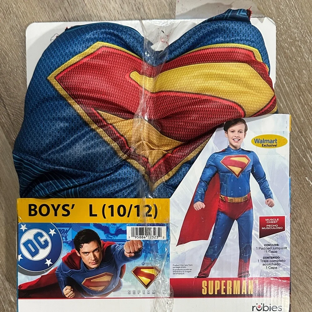 DC Superman Boys' Costume - Blue, Red, and Yellow